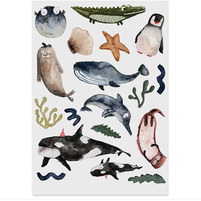 kids ocean tattoos