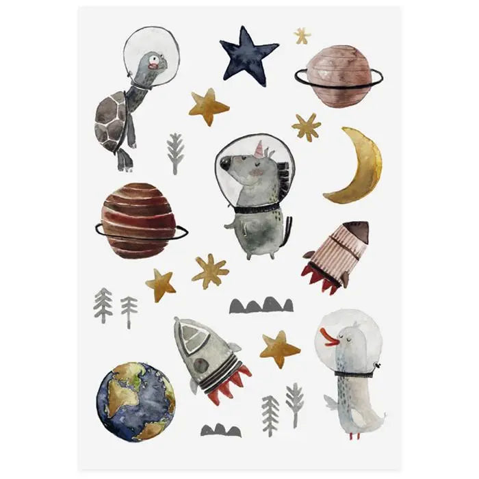 Kids Tattoos - Space