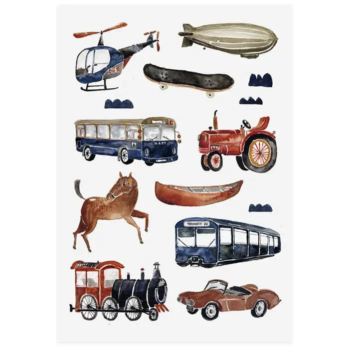 Kids Tattoos - Transport
