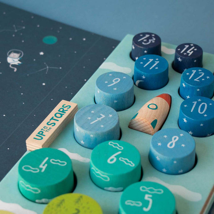 Wooden Stacking Toy, Up to the Stars