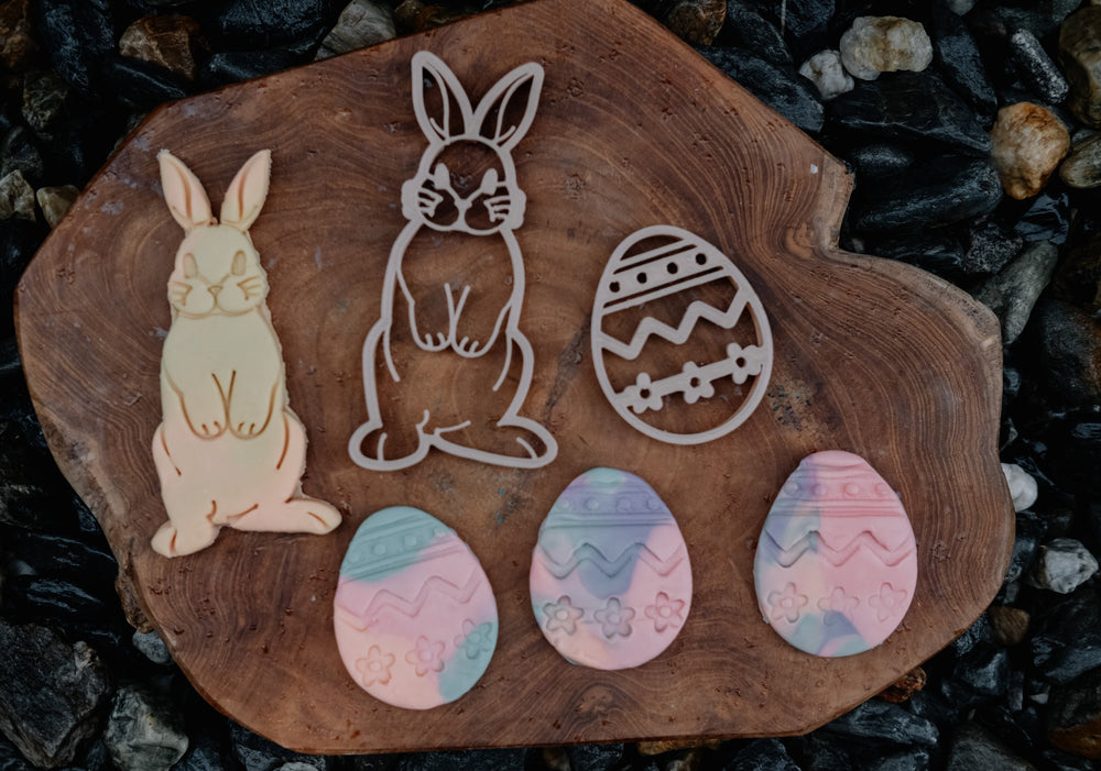 kinfolk pantry play dough cookie easter bunny egg cutter eco-cutter