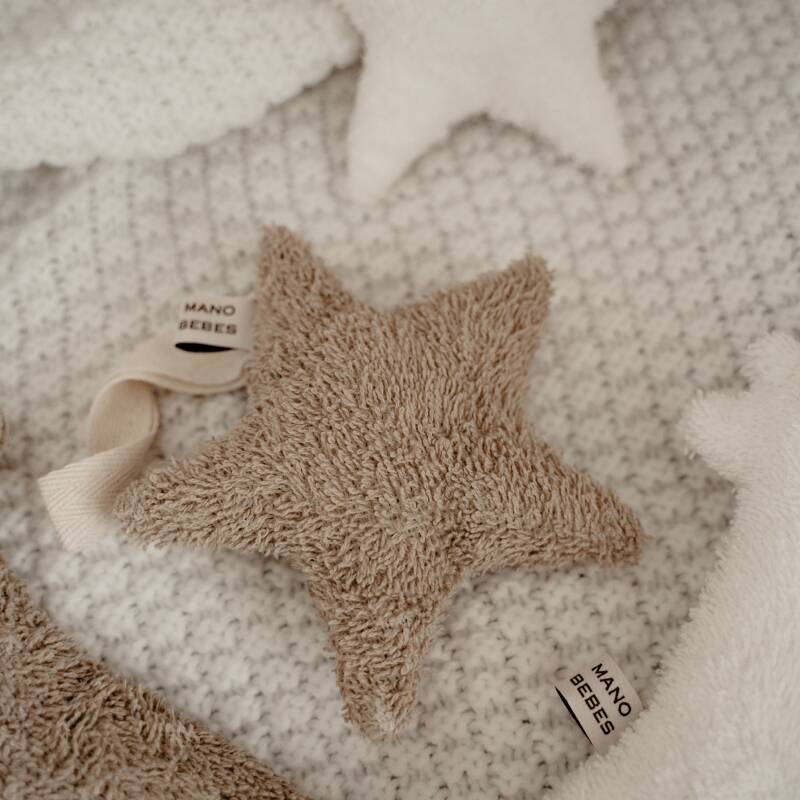 Little Star Dummy Holder (Taupe)