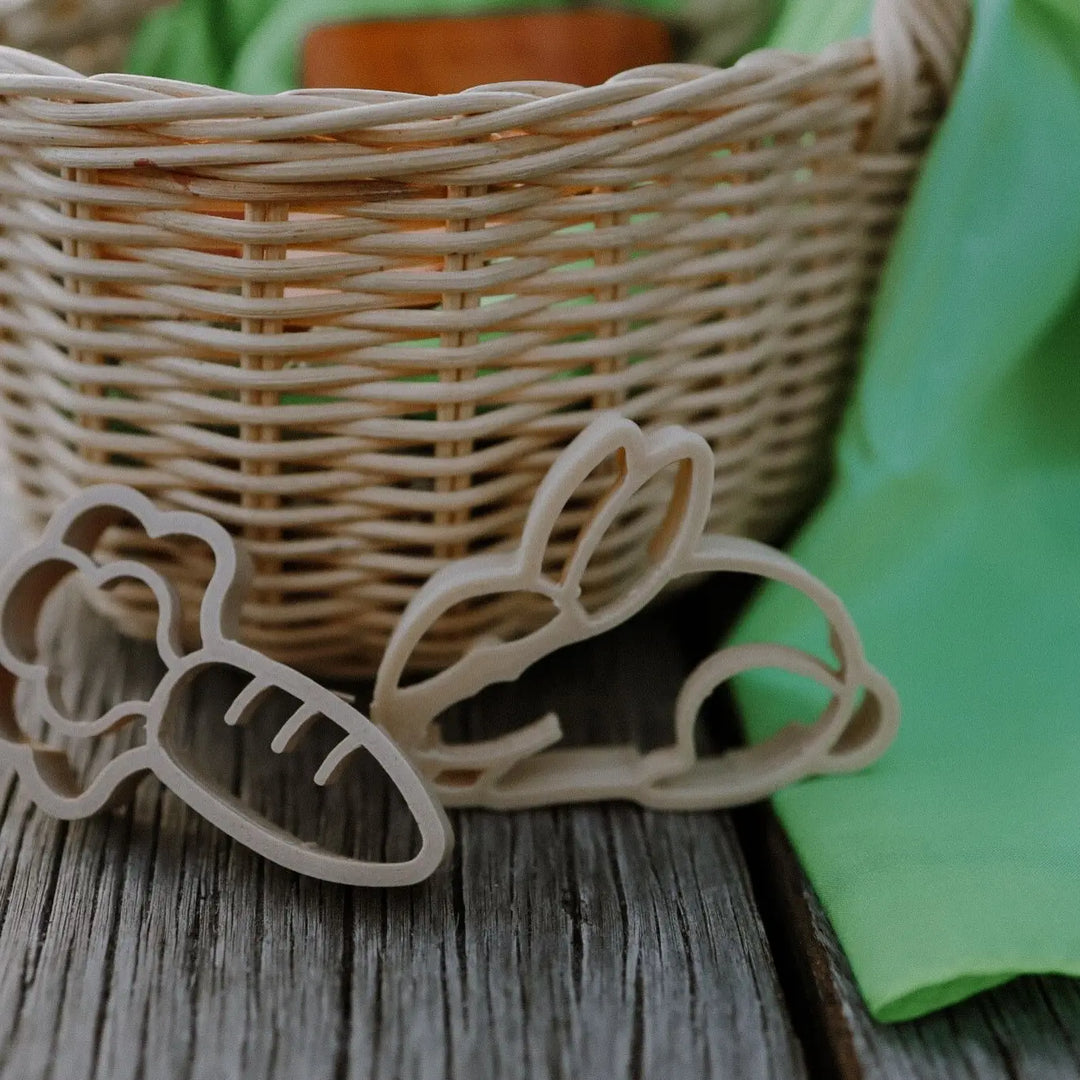 kinfolk pantry easter bunny rabbit dough cutter set