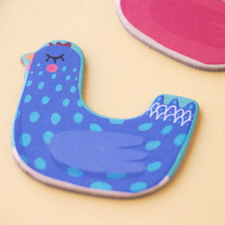 Londji cluck fox chicken toddler board game counting