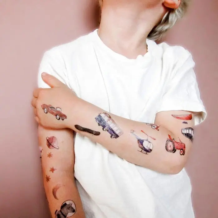 Kids Tattoos - Transport