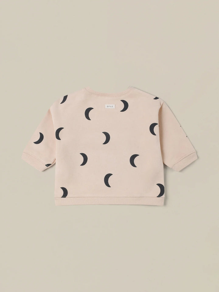 Organic Zoo Kids pebble moon jumper sweatshirt sweater