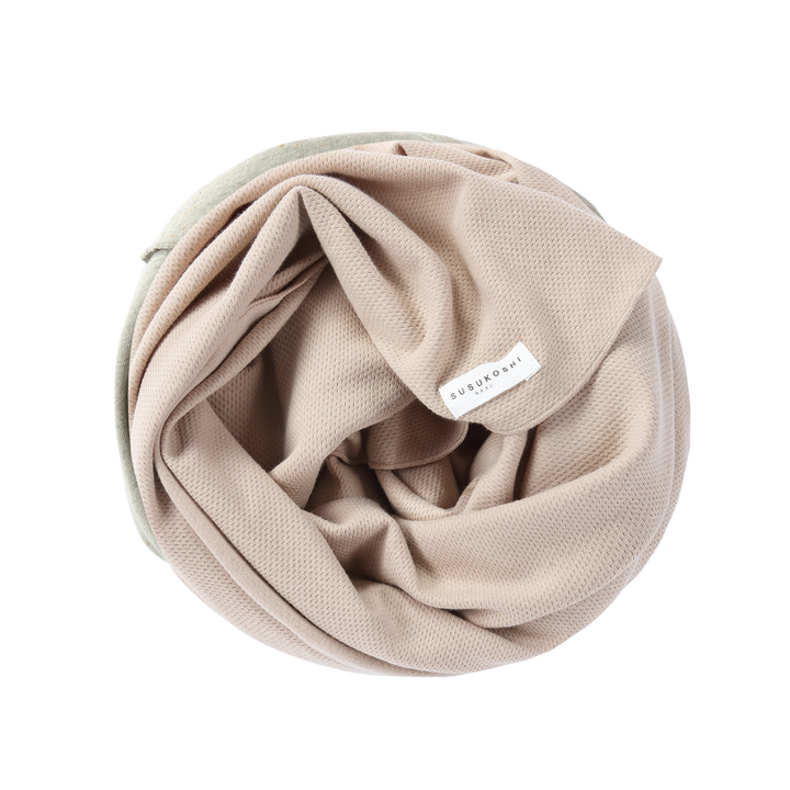 Organic Swaddle Blanket Pointelle (Taupe)