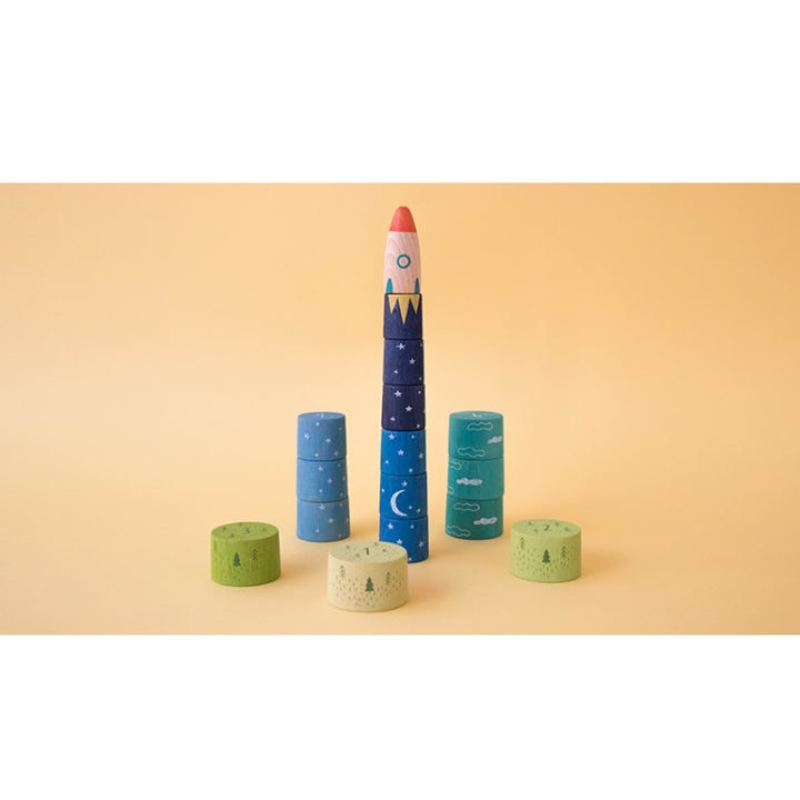 Wooden Stacking Toy, Up to the Stars