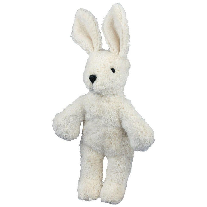 White beige soft toy plush bunny rabbit