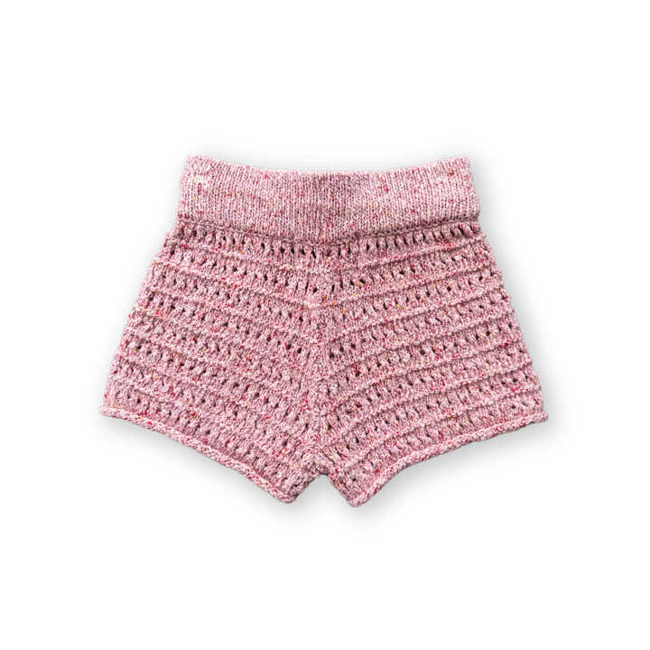 Summer Open-Knit Shorts