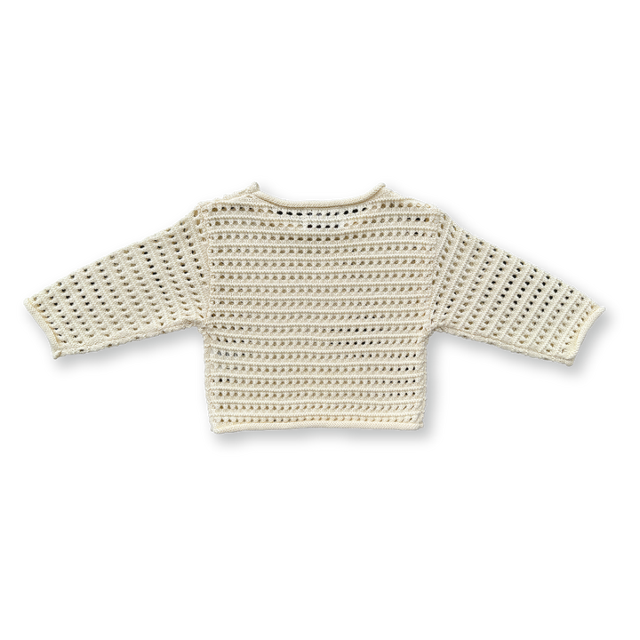 Summer Knit Pull Over - Milk