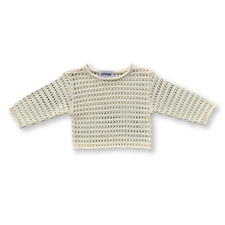 Summer Knit Pull Over - Milk