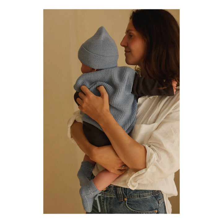 Hvid_light_blue_baby_booties_Merinowool