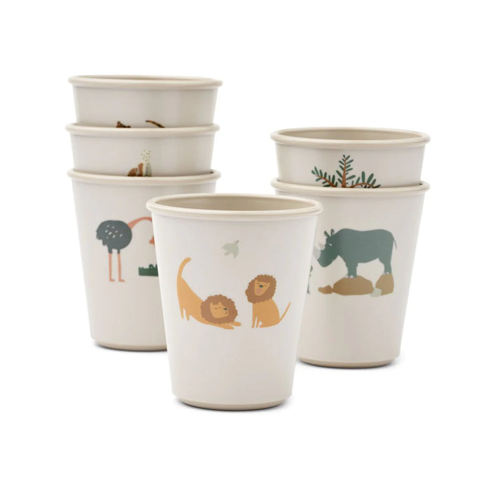 Liewood kids cups with animals 