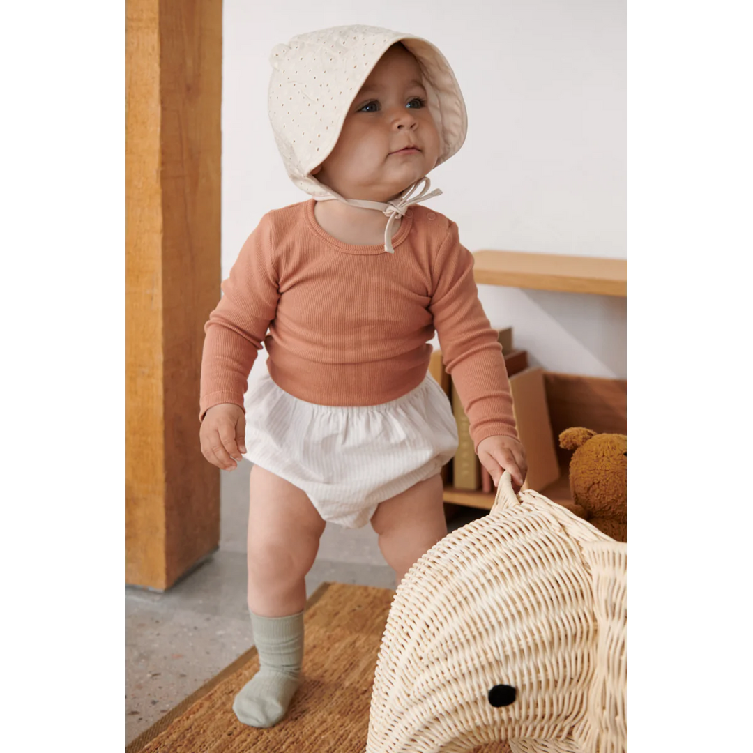 Liewood baby sun hat beige natural white 