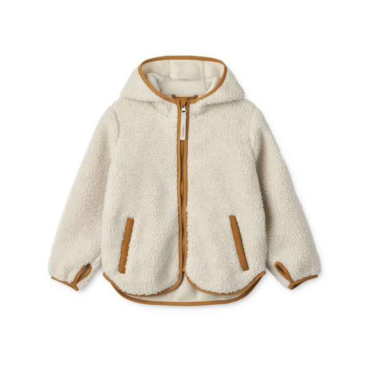 Mara Pile Jacket | Sandy / golden caramel mix