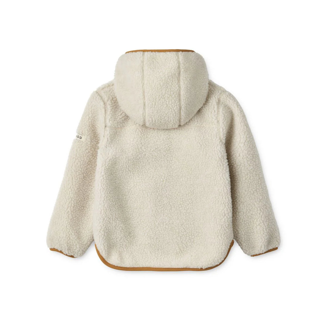 Mara Pile Jacket | Sandy / golden caramel mix