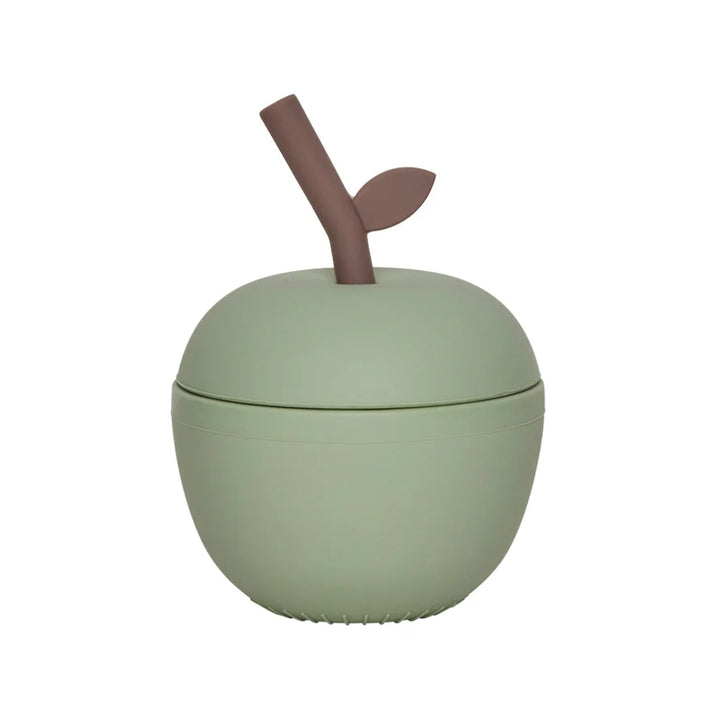 silicone apple shaped cup 