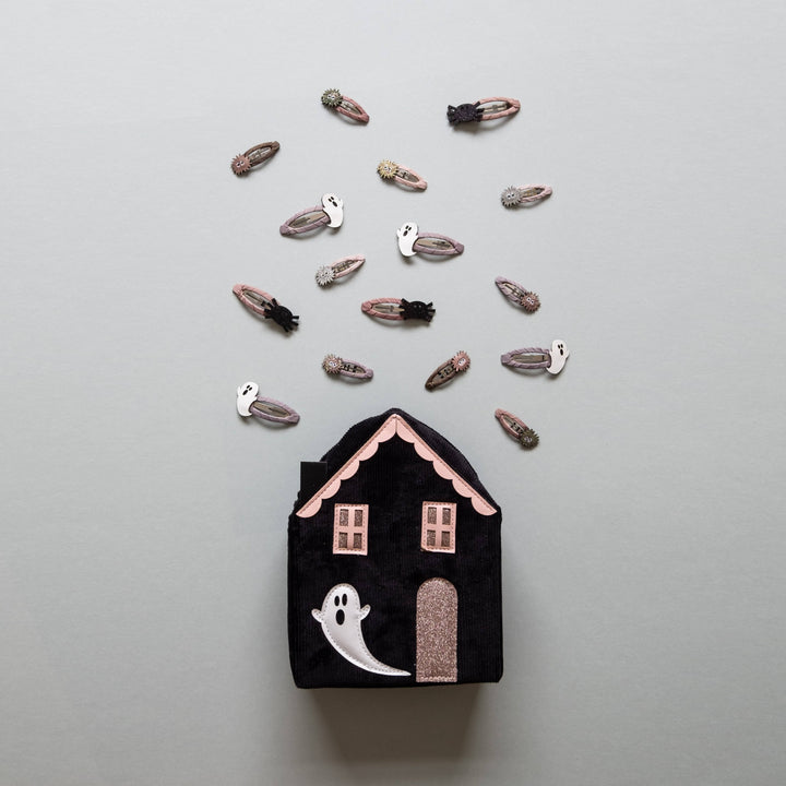 Pumpkin Spider Clips