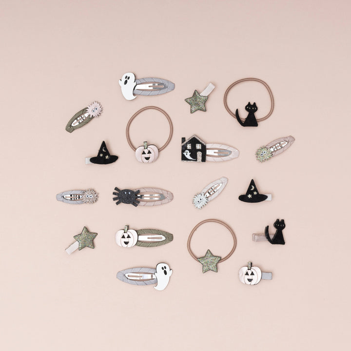 Pumpkin Spider Clips