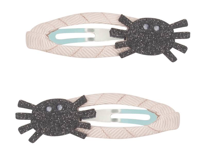 Pumpkin Spider Clips