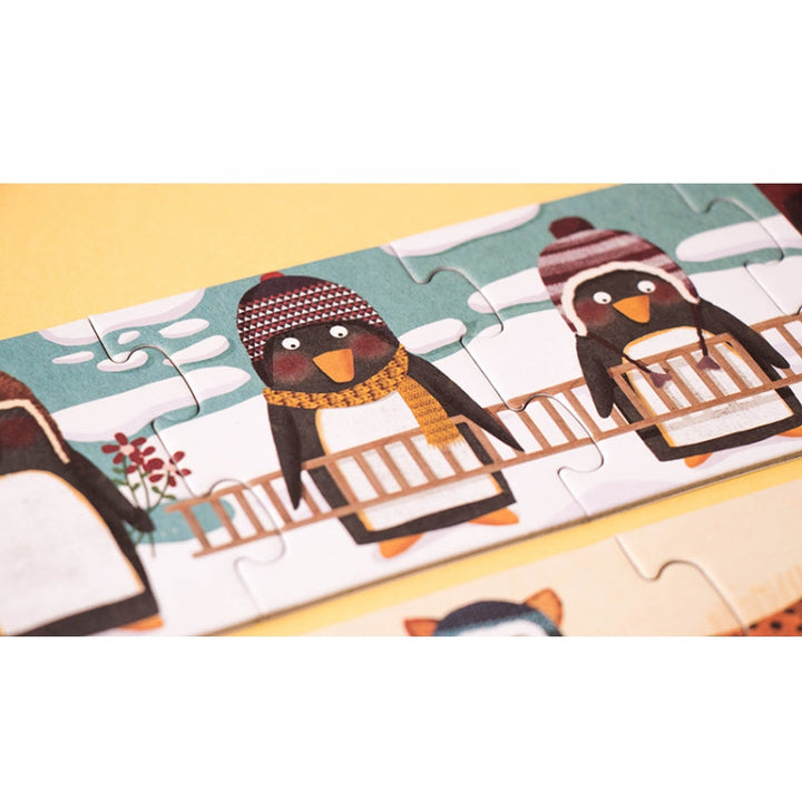 Progressive Puzzles - 10 Penguins