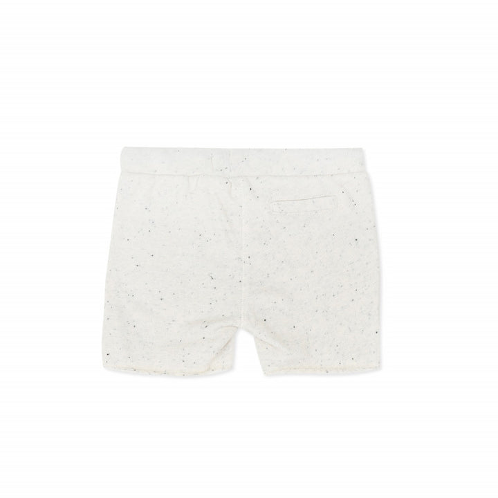 Raw-edged Shorts Speckles (Stracciatella)