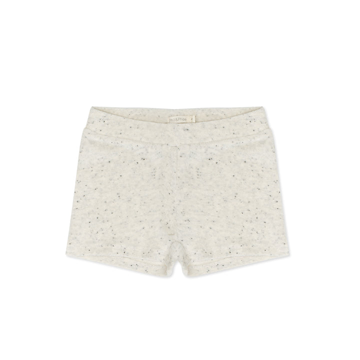 Phil&Phae cotton Terry speckle shorts neutral kids