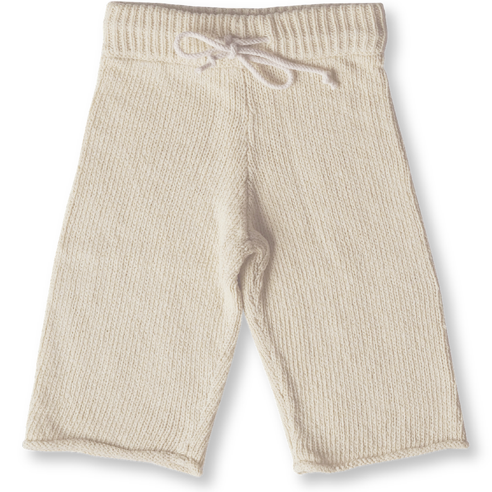 Grown clothing white beach summer linen pants for kids 