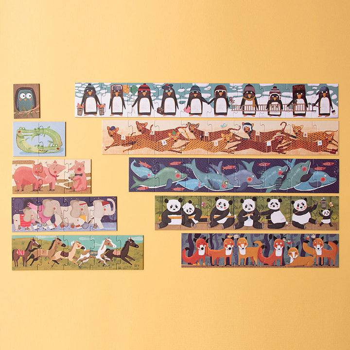 Progressive Puzzles - 10 Penguins