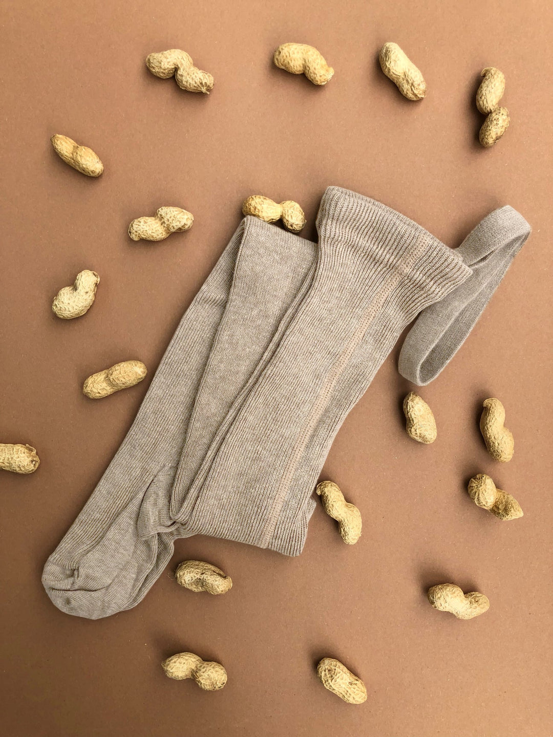 Footed Tights (Peanut Blend)