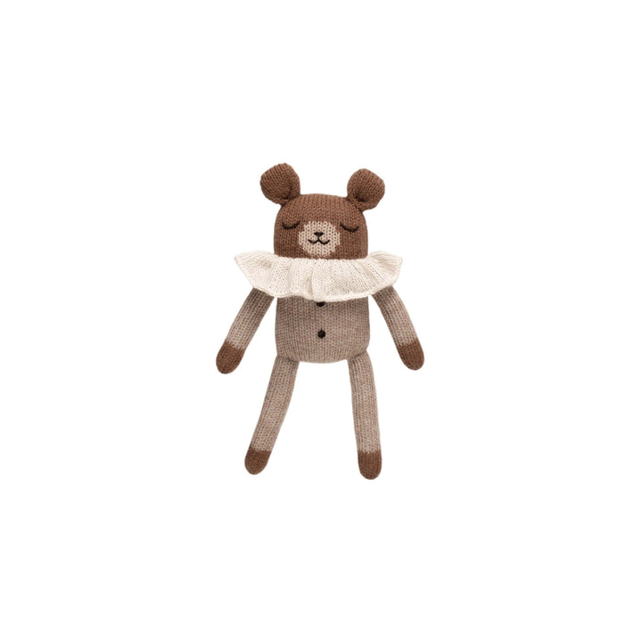 Main Sauvage teddy oat neutral brown pyjamas baby soft toy 