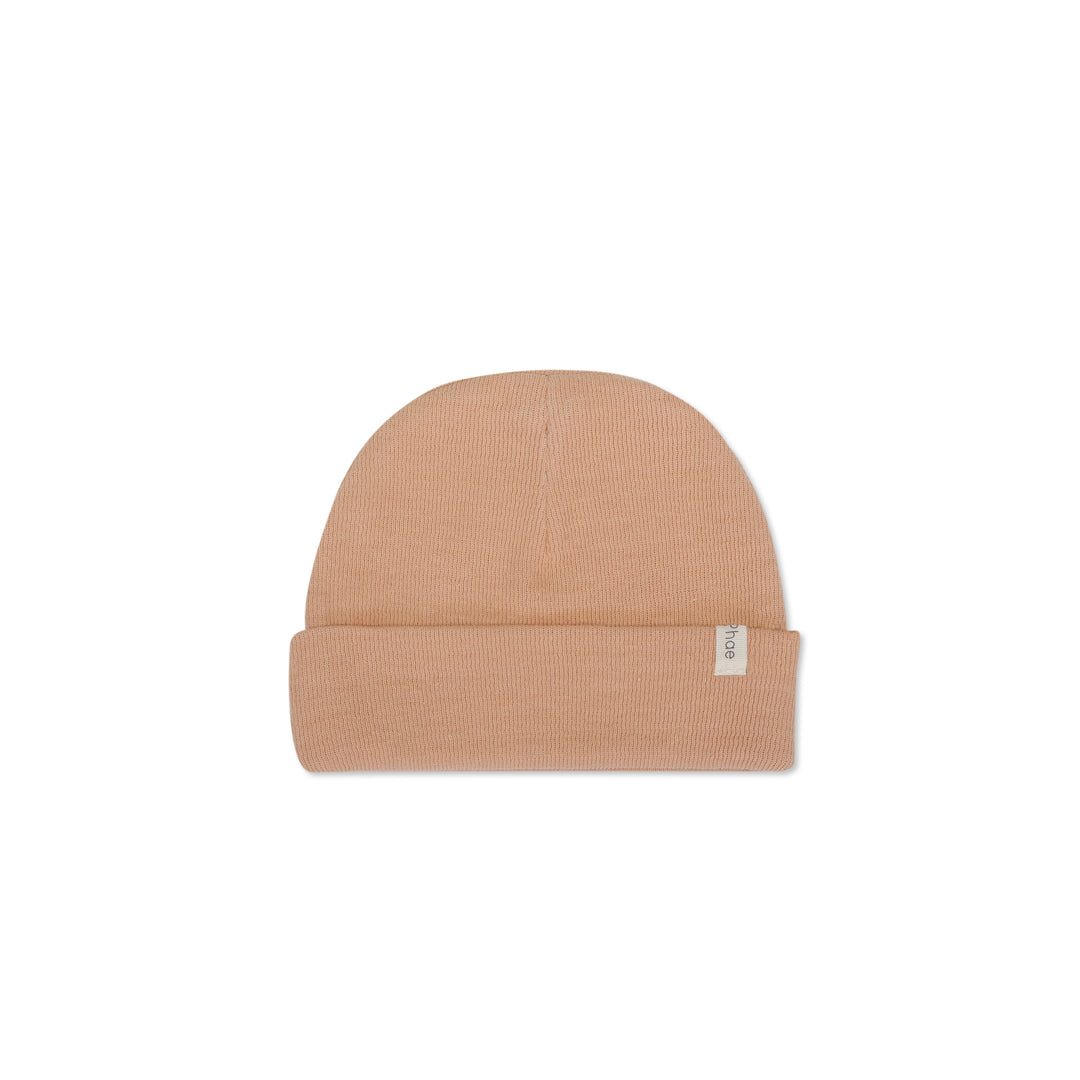 Doublé Jersey Baby Hat (Rose Tan)
