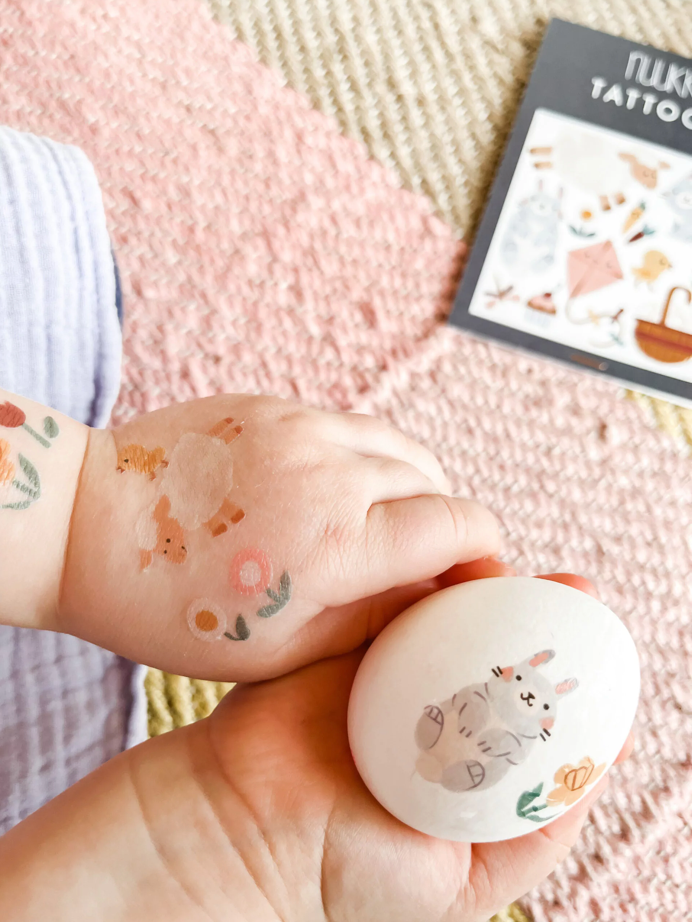 Easter tattoo decoration activity kids 