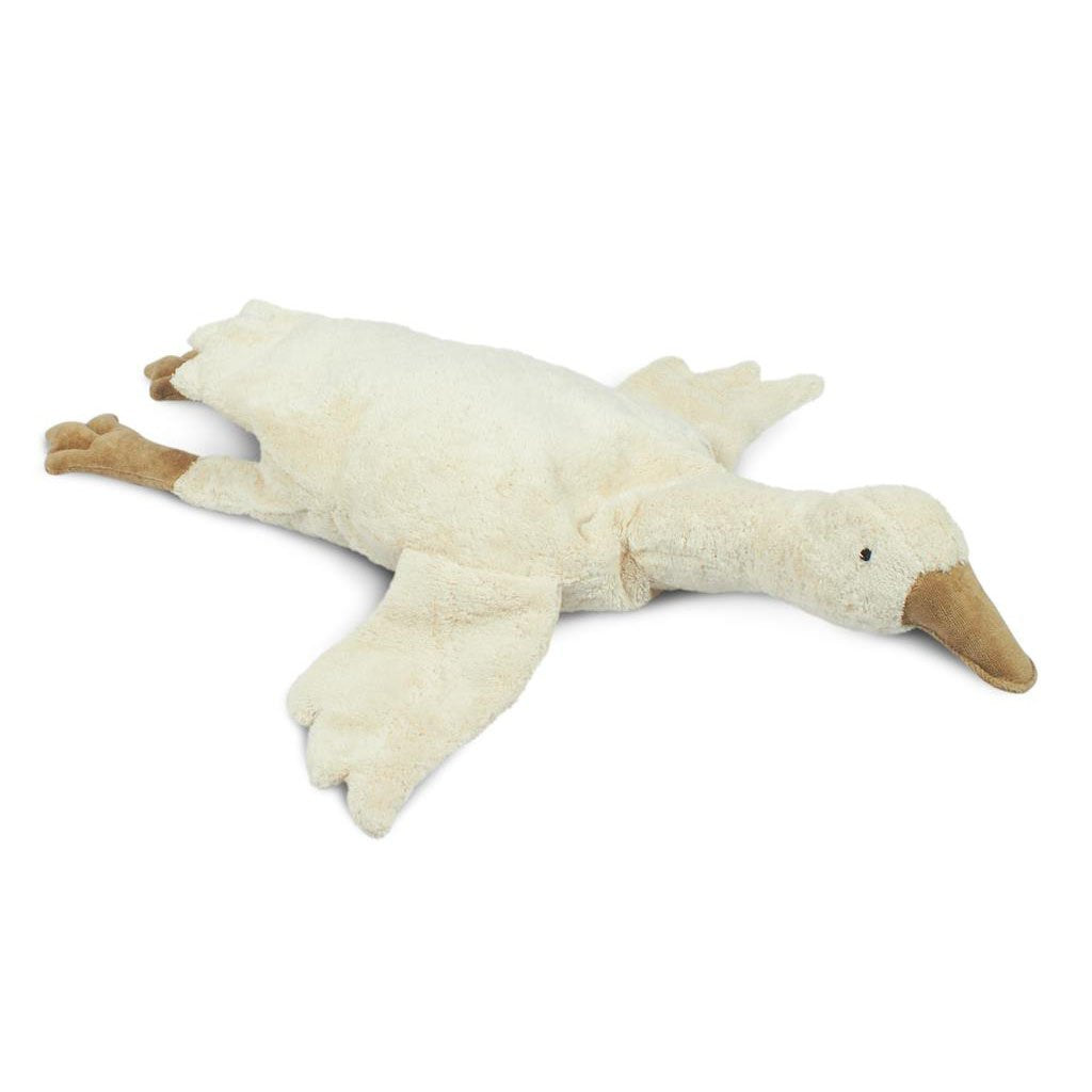 White Senger soft toy plush animal goose