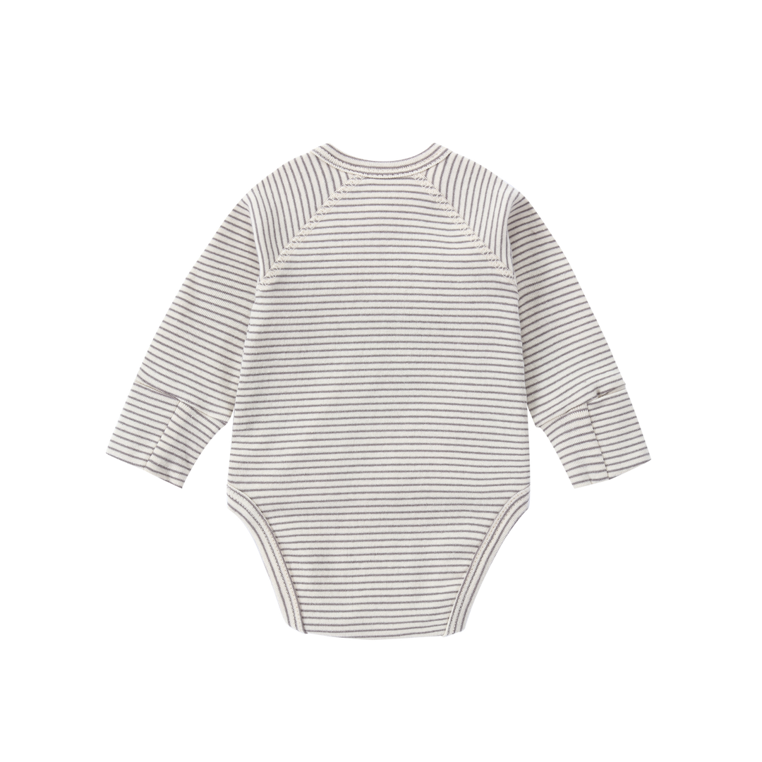 Organic Kimono Bodysuit (Platinum)