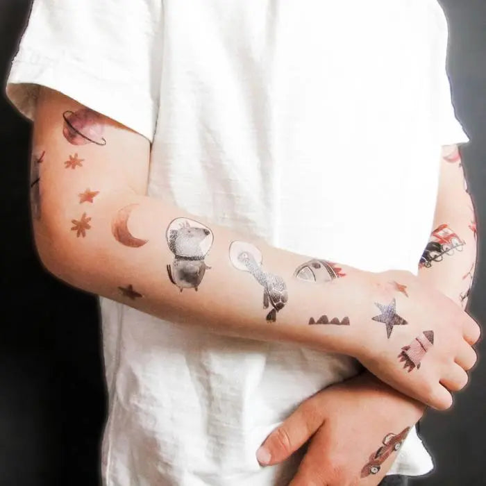 Kids Tattoos - Space