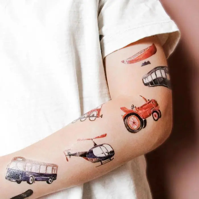 Kids Tattoos - Transport
