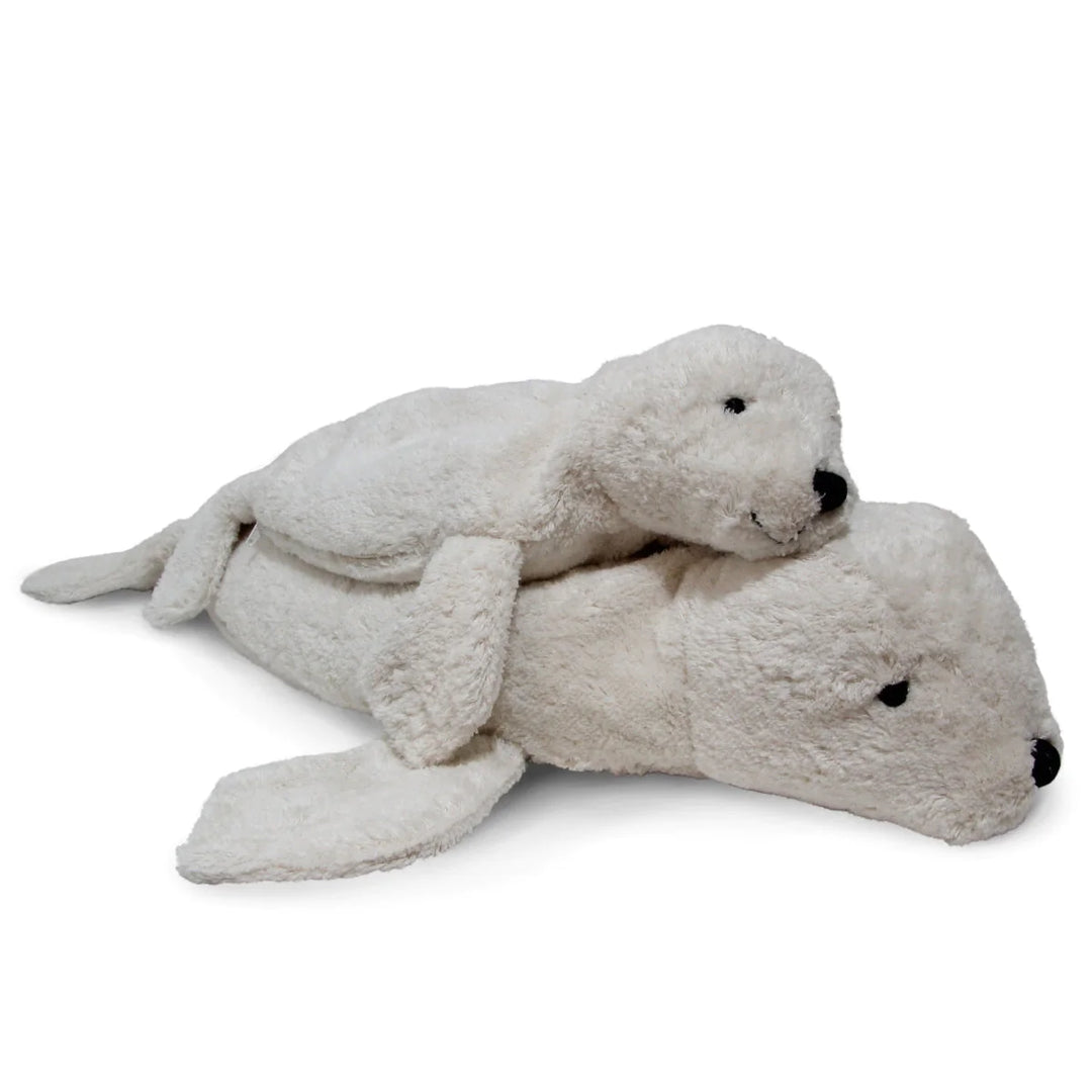 Cuddly Seal Small with Heat/Cool Pack (White)